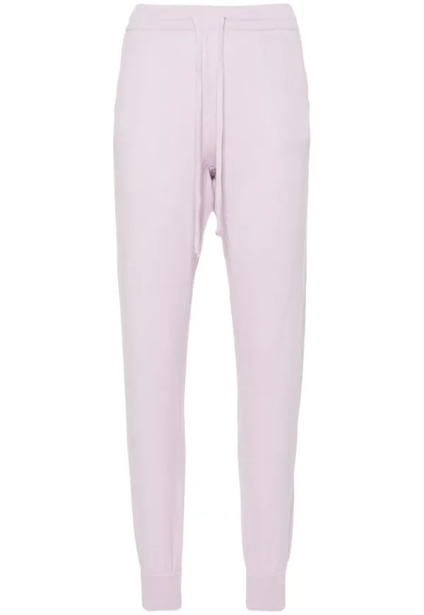 Teddy Cashmere Milano trackpants - Lila