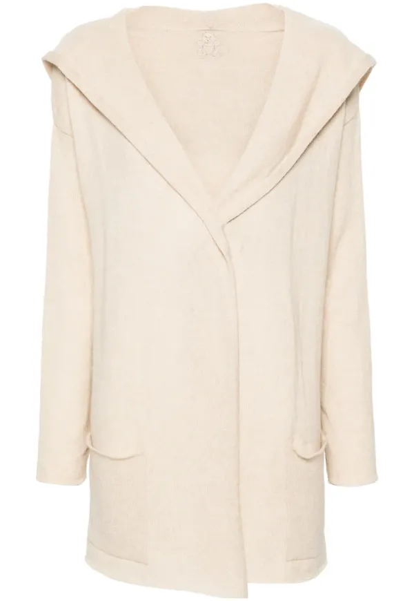 Teddy Cashmere Napoli kofta i kashmir - Neutral