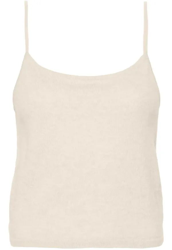 Teddy Cashmere Rapallo kashmirtopp - Neutral
