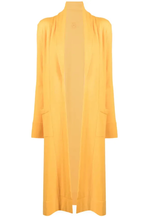 Teddy Cashmere Venzia öppen kashmirkofta - Orange