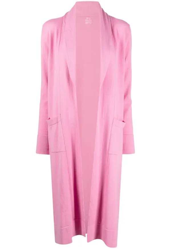 Teddy Cashmere Venzia öppen kashmirkofta - Rosa