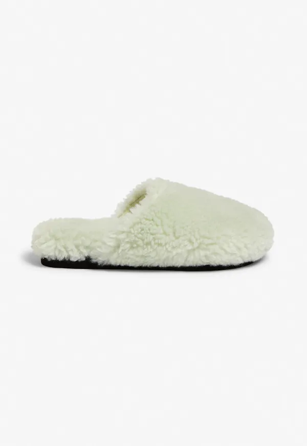 Teddy slippers - Green