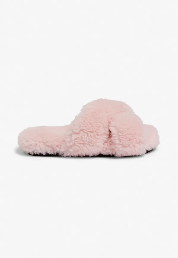 Teddy slippers - Pink