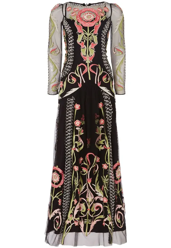 Temperley London Alessia maxiklänning - Svart