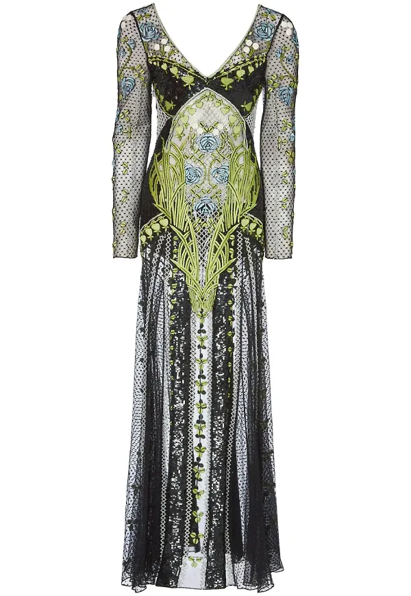 Temperley London Gigi maxiklänning - Svart