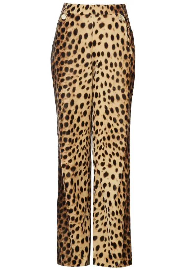Temperley London Nemera utsvängda byxor - Neutral