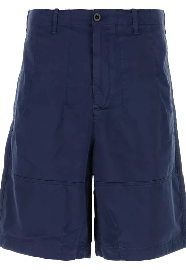 Ten C bermudashorts i stretch - Blå