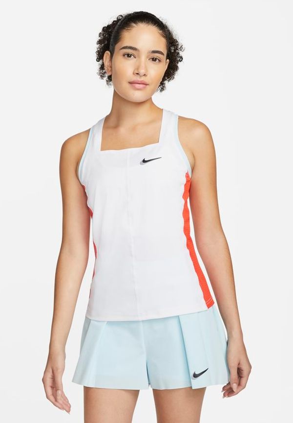 Tennislinne NikeCourt Dri-FIT Slam för kvinnor - Vit
