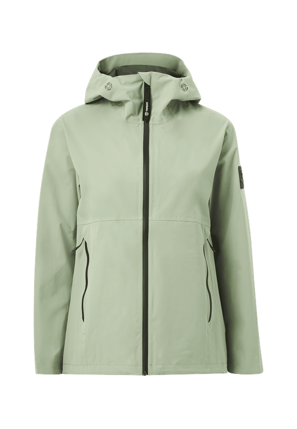 Tenson - Jacka Misty Shell W Jacket - Grön