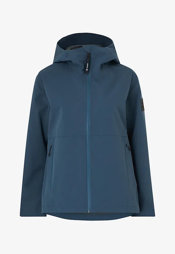 Tenson - Jacka Misty Shell W Jacket - Blå