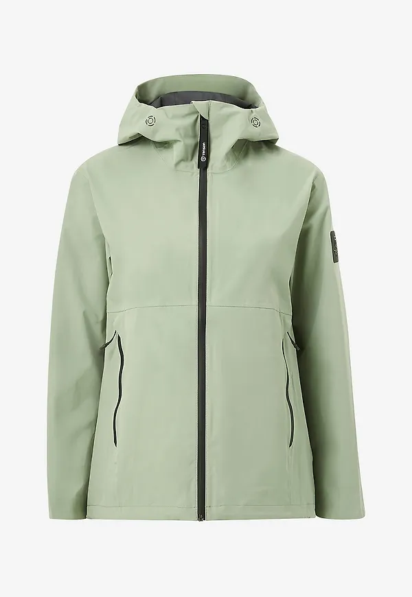 Tenson - Jacka Misty Shell W Jacket - Grön