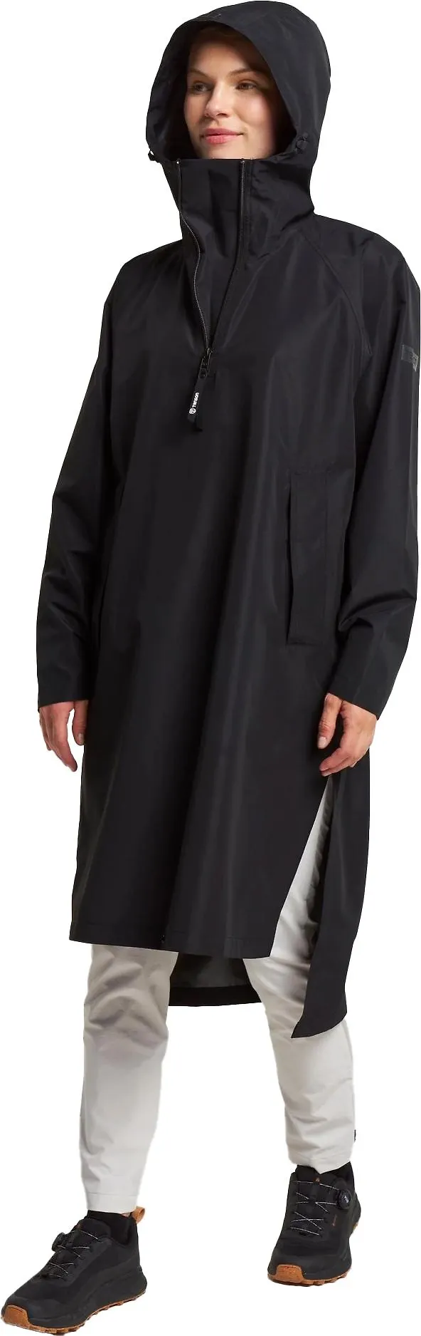 Tenson Unisex Drizzle Poncho Black