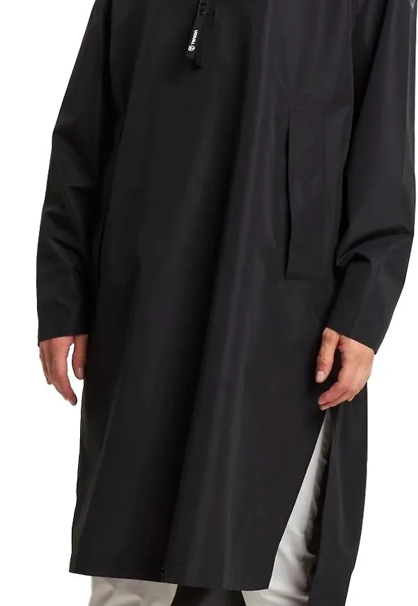 Tenson Unisex Drizzle Poncho Black