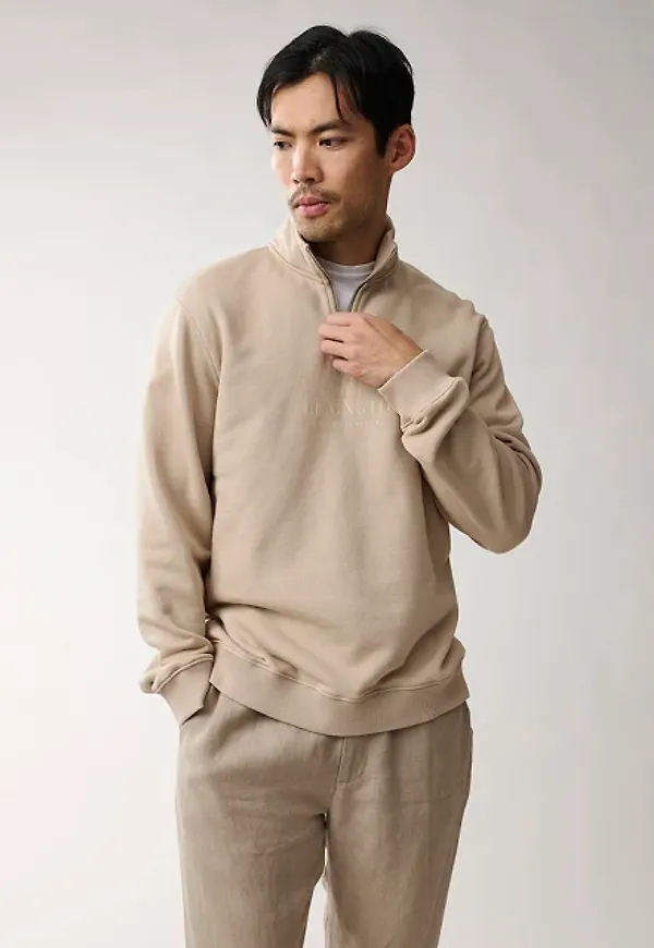 Terrence Half Zip Sweater