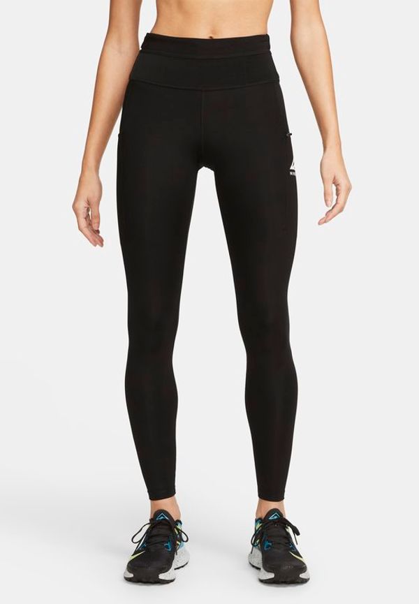 Terränglöparleggings för terräng Nike Epic Luxe med mellanhög midja och ficka för kvinnor - Svart