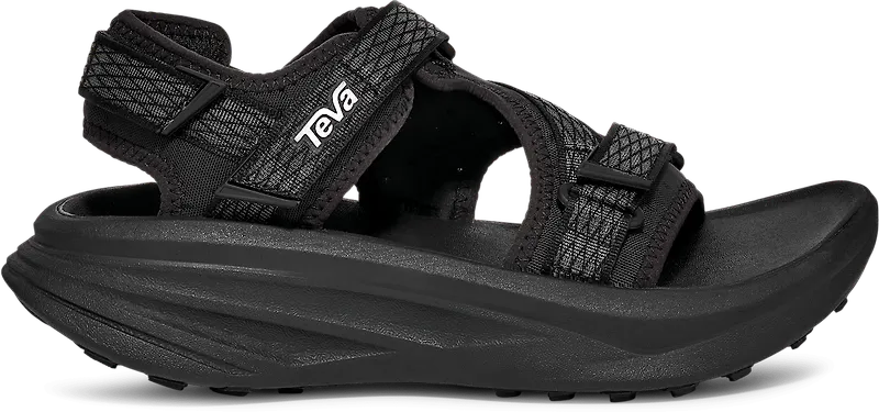 Teva Women's Aventrail R2T Trail Running Sandal Black/Black