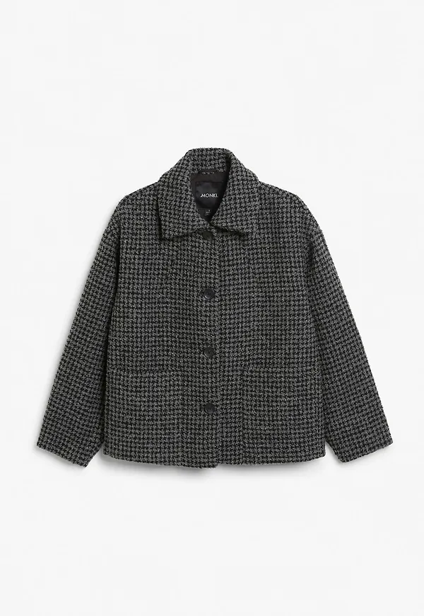 Textured jacket - Black