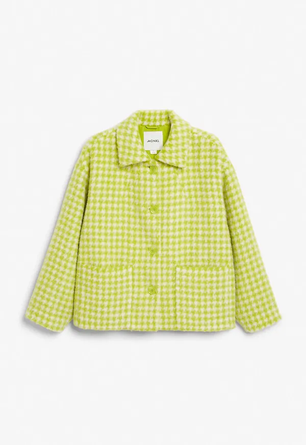 Textured jacket - Green