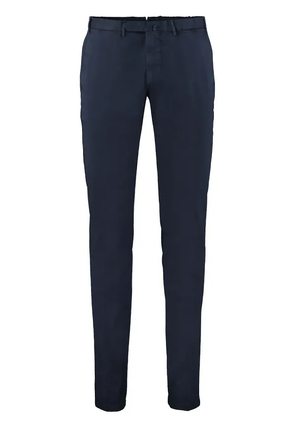 THE (Alphabet) chinos i stretch - Blå