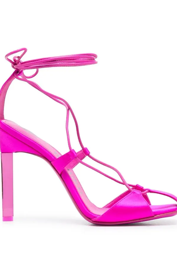 The Attico Adele sandaler 105 mm - Rosa
