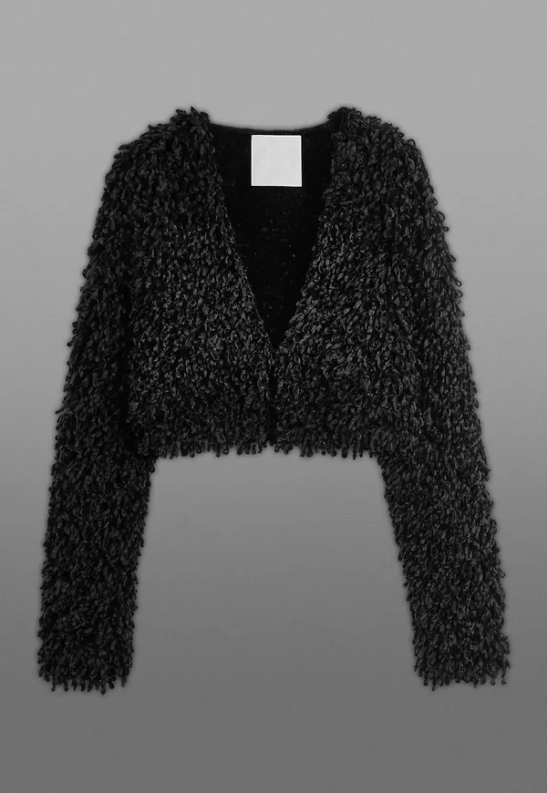 THE CHENILLE BOLERO JACKET