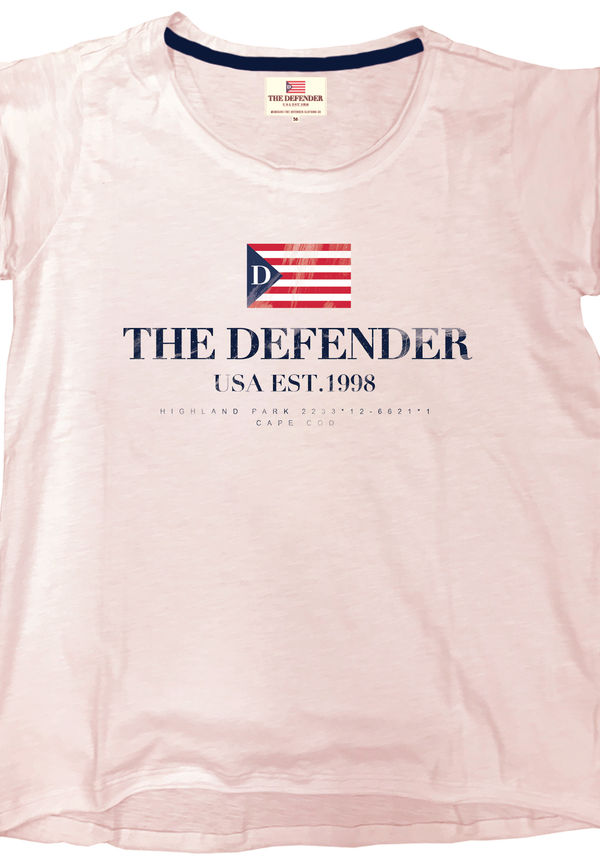 The Defender Dam T-shirt/ Top, Oversized, Fina Detaljer, T-shirts i storlek 38 och färg Rosa