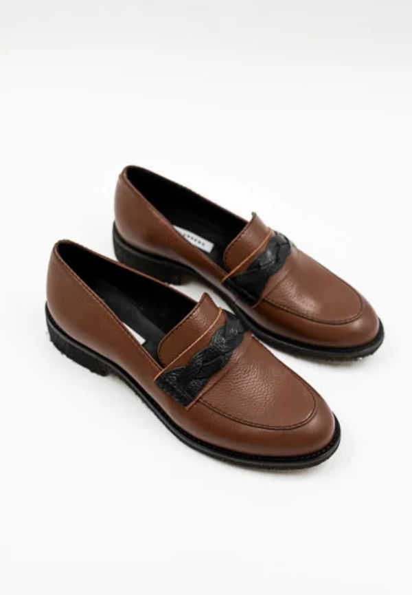 The Ebba Brown Leather Loafer