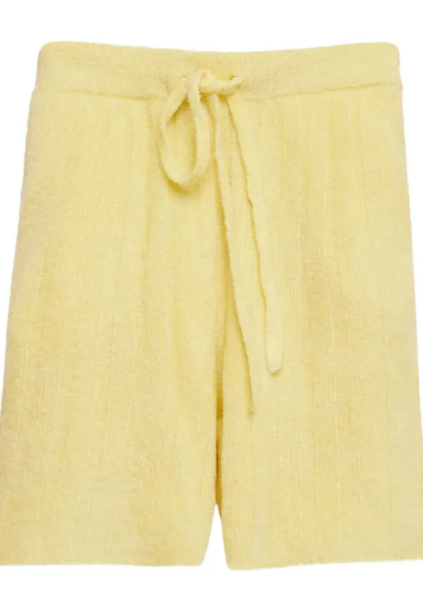 The Elder Statesman ribbade shorts - Gul