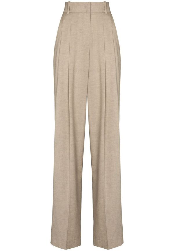 The Frankie Shop Gelso finbyxor med hög midja - Neutral
