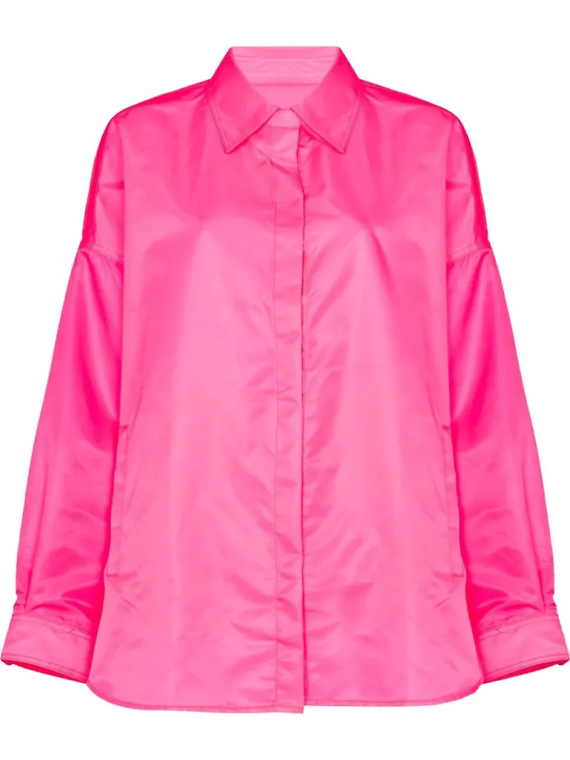 The Frankie Shop Perla skjortjacka - Rosa