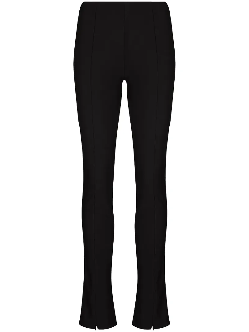 The Frankie Shop Reya leggings med dragkedja - Svart