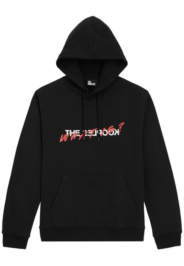 The Kooples hoodie med grafiskt tryck - Svart