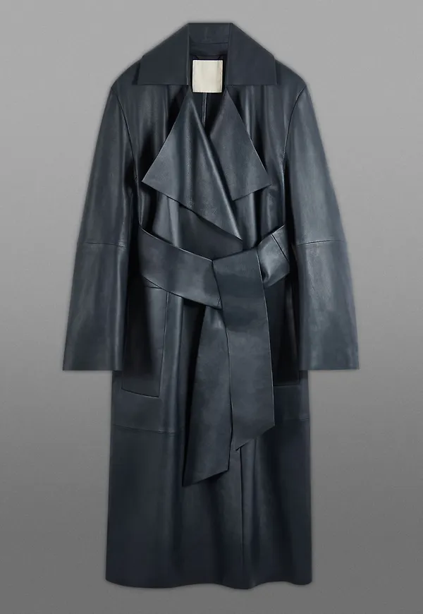 THE LEATHER TRENCH COAT