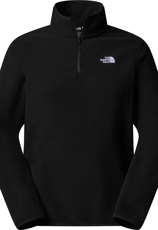 The North Face Men's Glacier Fleece 1/4 Zip Jacket TNF Black