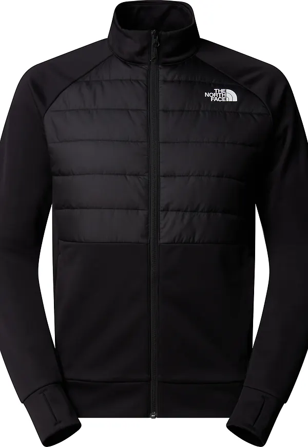 The North Face Men's Reaxion 2.0 Hybrid Full Zip Jacket TNF Black Heather