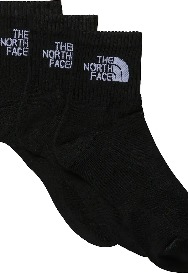 The North Face Multi Sport Cush Quarter Sock 3p TNF Black