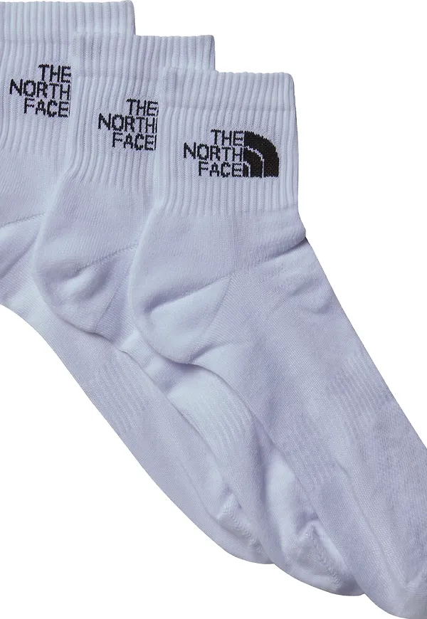 The North Face Multi Sport Cush Quarter Sock 3p TNF White