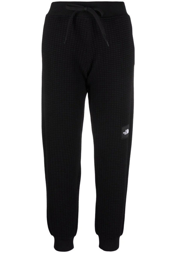 The North Face strukturerade trackpants med logotypmärke - Svart