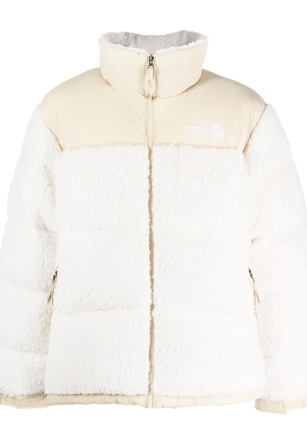 The North Face vadderad jacka med fleecepanel - Neutral