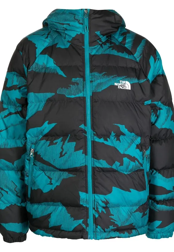 The North Face vadderad jacka med huva - Svart
