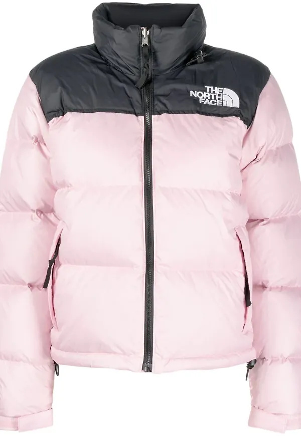 The North Face vadderad jacka med logotyp - Rosa