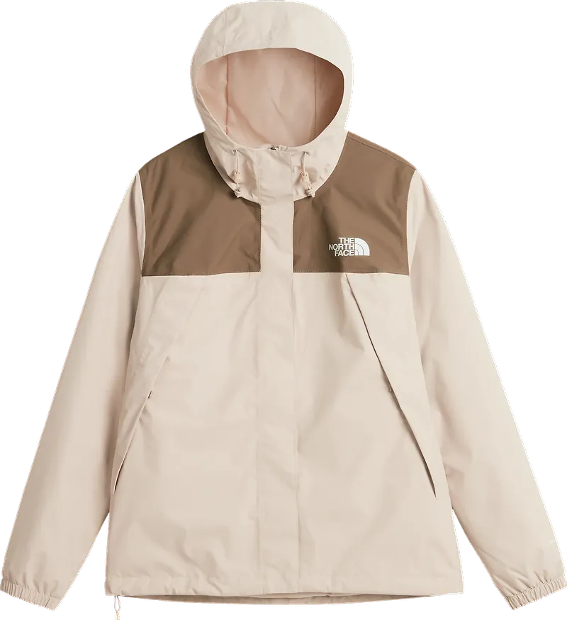 The North Face Women's Antora Rain Jacket Timeless Taupe/Garnet