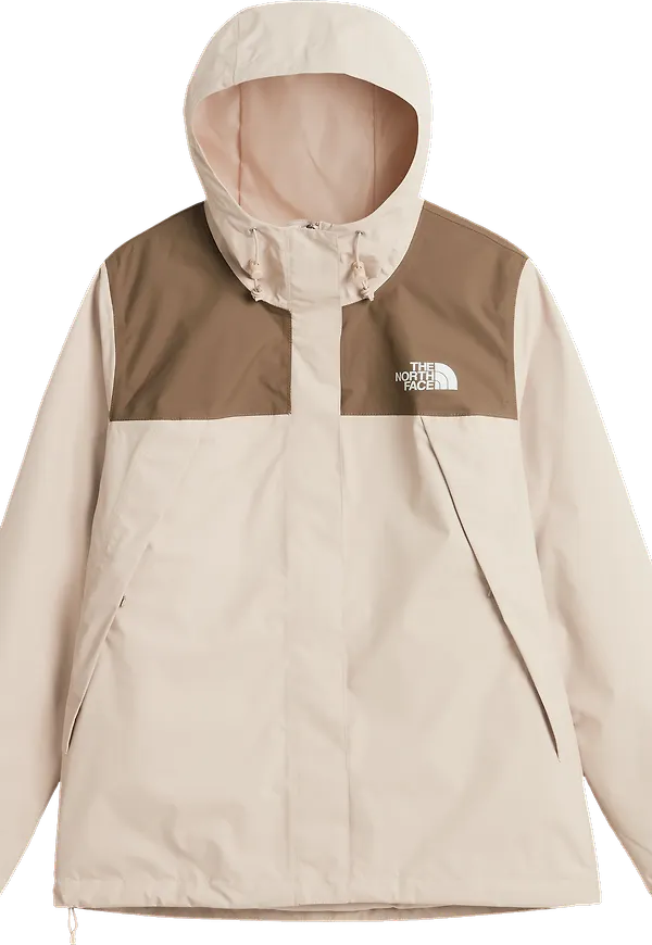 The North Face Women's Antora Rain Jacket Timeless Taupe/Garnet