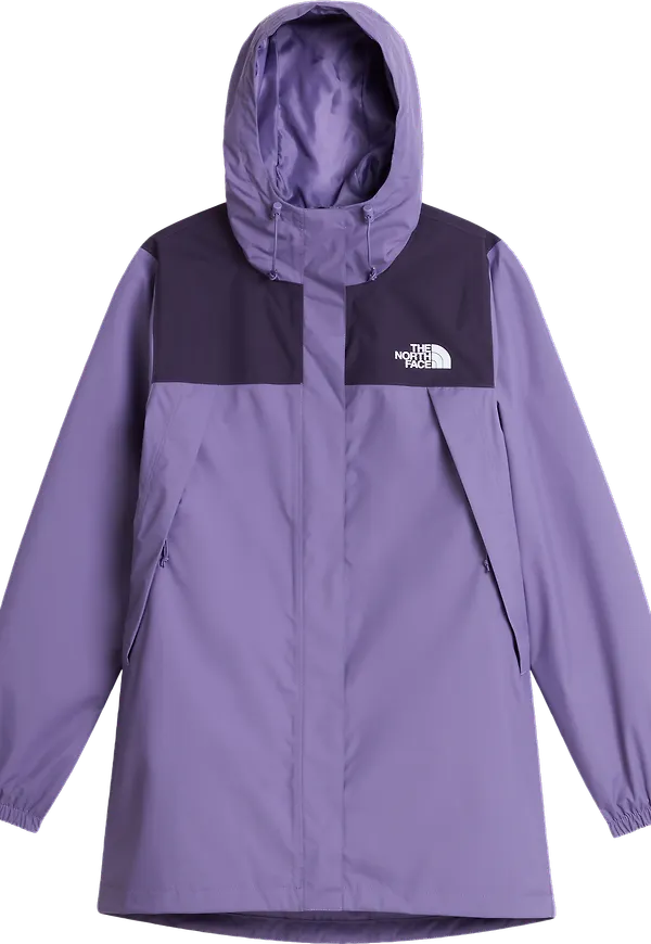 The North Face Women's Antora Rain Parka Grounded Plum/Endless Dusk