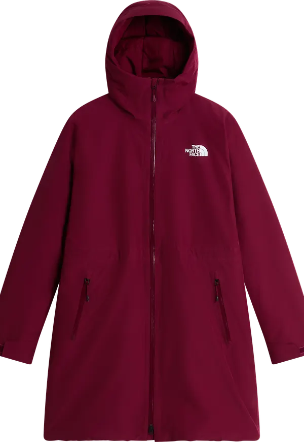 The North Face Women's Hikesteller Insulated Parka Burgundy Crush