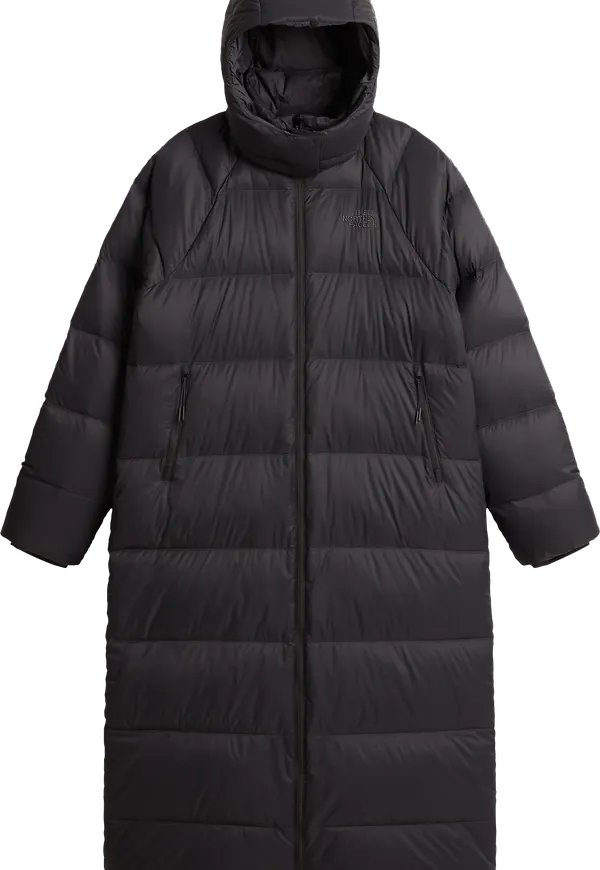 The North Face Women's Hydrenalite City Long Down Hooded Parka Anthracite Grey