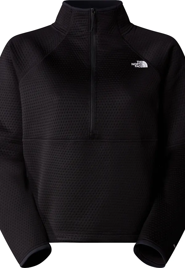 The North Face Women's Vertical Thermal 1/4 Zip Fleece TNF Black