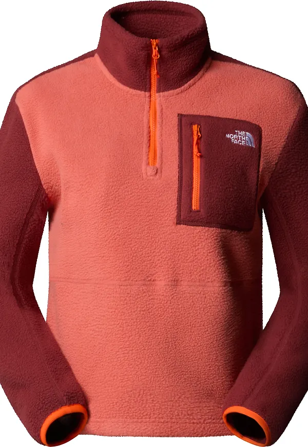 The North Face Women's Yumiori 1/4 Zip Mars Dust/Sumac/Solar Flare
