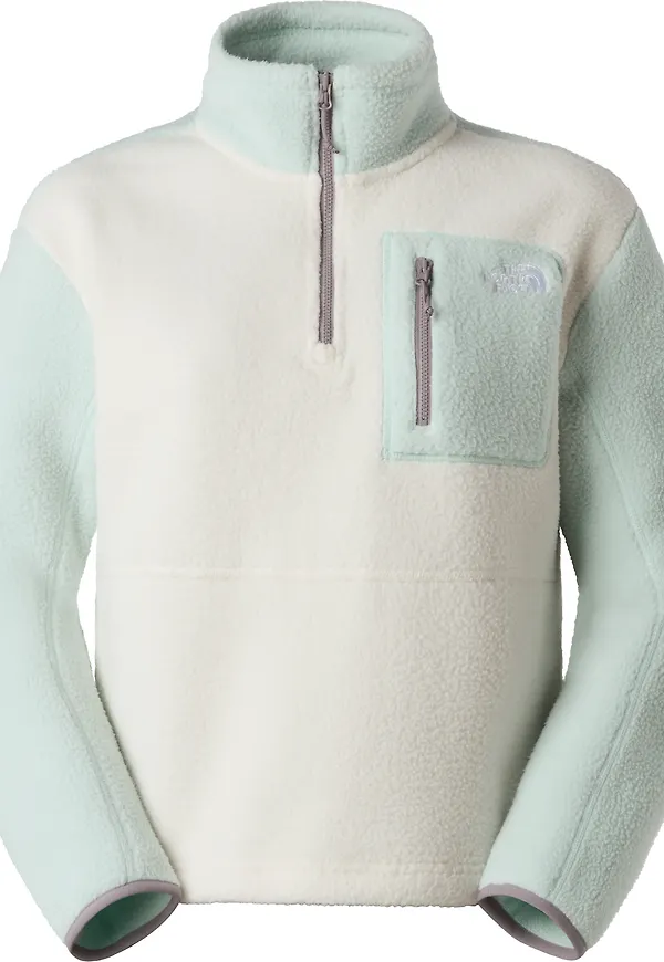 The North Face Women's Yumiori 1/4 Zip White Dune/Opal Frost/Transcendent Grey