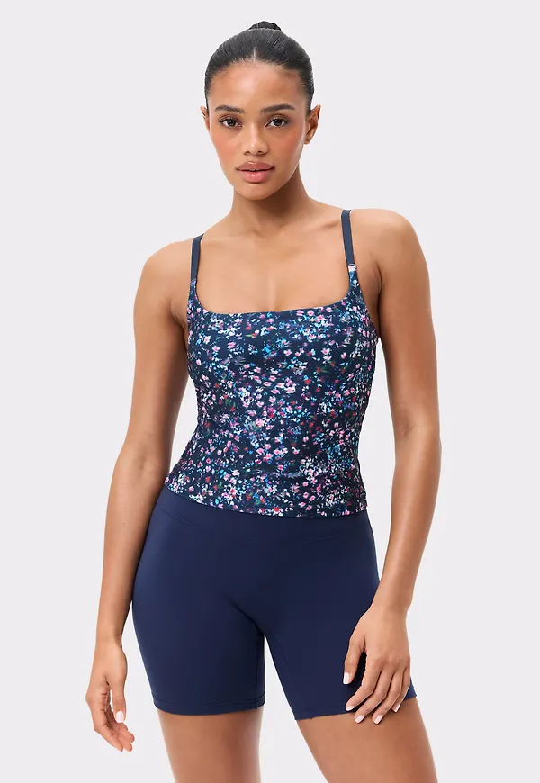 The Printed One Strap Tank Top